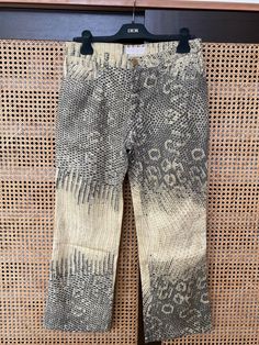 Vintage Roberto Cavalli python print pants. Men's fit, tagged size S. Measures when laid flat Waist 16" Length 37" Made in Italy. 98% cotton Free worldwide expedited shipping (60-80$ value)! ♥  I've described the item to the best of my ability so please do not hesitate to ask if you have any questions. Thank you! ♥ Vintage Roberto Cavalli, Vintage Chanel Bag, Print Jeans, Womens Trousers, Python Print, Print Pants, Printed Jeans, Snakeskin Print, Vintage Louis Vuitton