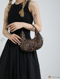 Bird in Bag - Leopard Print Shoulder Bag - A Fashionable and Versatile Accessory Leopard Print Bags For Fall, Leopard Print Tote Shoulder Bag For Errands, Chic Leopard Print Bags For Errands, Leopard Print Pouch Shoulder Bag For Daily Use, Chic Everyday Leopard Print Shoulder Bag, Hobo Bag Patterns, Leopard Print Handbags, Commuter Bag, Bird In Bag