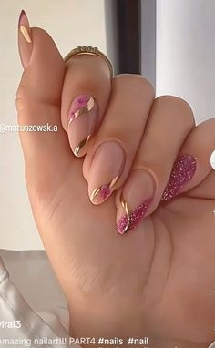 Feather Nails, Gel Toe Nails, Wow Nails, Fancy Nails Designs, Gel Nails Diy, Simple Gel Nails, Colored Acrylic Nails, Work Nails, Soft Nails