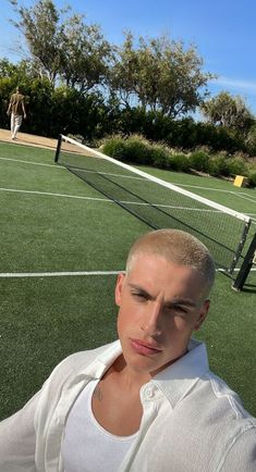 Buzz Cut Blonde Men, Blonde Buzz Cut Men, White Men Hairstyles, White Buzzcut, Spicy White Boys, Cute Italian Guys, Blonde Buzzcut Men, White Hair Boy