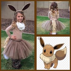 Pokemon Costume Diy, Eevee Costume, Pokemon Halloween Costume, Flareon Pokemon, Diy Pokemon, Eve Costume