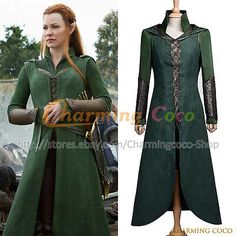 There are professional tailor, deviser and hand-work. Include: Trench Coat With Hoodie + Vest + Inner Dress + Gauntlets. Material: Artificial Suede + Artificial Leather + Uniform Cloth. We are unable to take any responsibility for any custom delay or extra custom-duty. Diy Elf Costume, Hobbit Cosplay, Hobbit Desolation Of Smaug, Hobbit Costume, Elf Dress, Desolation Of Smaug, Elf Clothes, Tauriel, Princess Cosplay