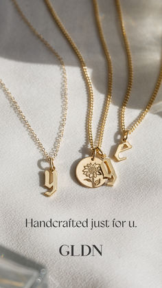 Letters made better. ✨ Spotlight your initial on a personalized pendant (in our gothic or serif style!). Ring Initial, Necklace Initial, Initial Ring, Initial Bracelet, Gold Initial, Initial Jewelry, Custom Initials, Sweet Gifts