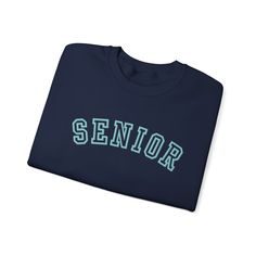 a t - shirt with the word senior printed on it