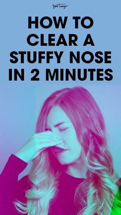 If you're suffering from a cold this winter, here are three hacks to unclog your nose instantly for some much-needed relief. Stuff Nose Remedies, Best Cough Remedy, Smart Hacks