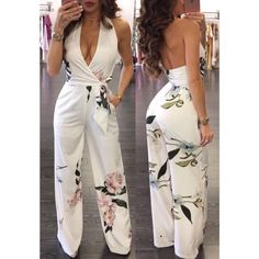 Nwt Miami The Boutique White Flower Jumpsuit. Never Been Worn Halter Jumpsuit. Size S. Prefect For Spring And Brunches! Elegant Fitted Floral Jumpsuits And Rompers, White Fitted Jumpsuits And Rompers For Beach, Elegant Floral Print Jumpsuits And Rompers, White Fitted Jumpsuit For Beach, Chic Floral Print Jumpsuits And Rompers For Spring, Summer Floral Print Jumpsuits And Rompers, Summer Floral Print Overall Jumpsuits And Rompers, White One-piece Jumpsuits And Rompers For Summer, White Printed Overall Jumpsuits And Rompers