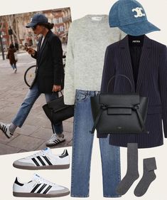 Adidas Samba Outfit, 2025 Style, Androgynous Style, Random Fashion, Outfit Formulas, Cooler Look, Late Fall, Smart Casual Outfit