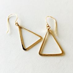 Triangle Earrings Gold Triangle Earrings Silver Triangle Gold Triangle, Earrings Geometric, Knoxville Tn, Triangle Earrings, Earrings Minimalist, Geometric Earrings, Minimalist Earrings, Earrings Silver, Earrings Gold