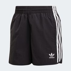 adidas Adicolor Classics Sprinter Shorts - Black | Men's Lifestyle | adidas US Short Adidas, Sneaker Shop, Adidas Adicolor, Classic Adidas, Shorts Adidas, Adidas Original, Mens Lifestyle, Adidas Shorts, Training Shorts