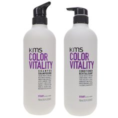 KMS Color Vitality Shampoo is a professional-grade formula designed to protect color-treated hair. The sulfate-free formula helps lock in hair color and prevents fading up to 3 times longer than non-color safe shampoos. Key ingredients nourish the hair, restore luster, and maintain vibrant color between salon visits. This color-enhancing shampoo is ideal for all hair types that have been chemically or professionally colored. The nourishing ingredients including jojoba seed oil, apricot kernel oil, and meadowfoam seed oil deeply condition the hair without weighing it down. The result is a intensified color, improved manageability, and lasting shine. To use, apply the shampoo to wet hair and massage into a rich lather to fully saturate the hair from roots to ends. Let it absorb for 2-3 minut Fade Up, Kiss Products, Color Safe Shampoo, Apricot Kernels, Apricot Kernel Oil, Hair Restoration, Sulfate Free, Color Treated Hair, Hair Gel