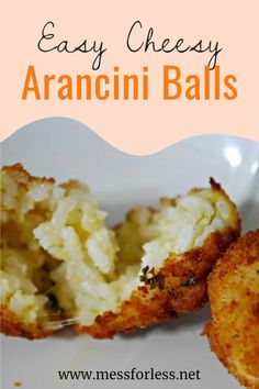 an easy cheesy aracinii balls recipe