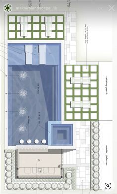 an architectural drawing of a bathroom and bathtub in the middle of a floor plan