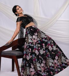 Stylish Dresses, Lehenga, Saree, Dresses, Pins