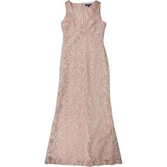 Experience The Enchantment Of Elegance With The Ralph Lauren Women's Saraeve Gown Dress. Crafted With Care From 100% Polyester, This Gown Dress Is A Testament To Ralph Lauren's Commitment To Quality And Style. Proudly Manufactured In China, The Dress Showcases A Lace Pattern That Adds A Touch Of Intricate Charm, Creating An Exquisite Texture That's Both Alluring And Sophisticated. The V-Neck Collar Style Frames Your Neckline With Grace, While The Sleeveless Design Allows You To Bask In The Spotl Feminine Fitted Lace Evening Dress, Feminine Fitted Maxi Dress For Prom, Fitted Feminine Maxi Dress For Prom, Formal Feminine Lace Maxi Dress, Elegant Lace Gown For Spring, Spring Formal Lace Gown, Feminine Fitted Lace Gown, Formal Long Lace Dress, Long Lace Dress For Gala