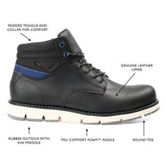 Bridger by Territory is the all year-round tennis-shoe/boot design and is a versatile style. This shoe features a round toe flexible sole and it showcases a contrasting cuff design for a more unique and colored look. This is ayear-round boot perfect for any occasion. At Territory we aim to design durable adventure-ready boots at sensible prices. Lace-up Boots With Rubber Toe Cap For Streetwear, Slip-resistant High-top Sneakers With Round Toe, Outdoor High-top Sneakers With Rubber Toe Cap, Black Lace-up Ankle Boots With Contrast Sole, Casual Black Lace-up Boots With Contrast Sole, Black Lace-up Boots With Contrast Sole, Rugged Black High-top Work Boots, Rugged Low-top Streetwear Boots, Rugged Low-top Boots For Streetwear