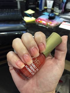 Bare Nail Polish, Orly Bare Rose, Orly French Manicure, Orly Nail Polish, Bare Nails, Edge Nails, Hello Nails, Simple Gel Nails, Glamorous Nails