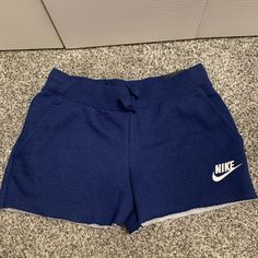 Brand New With Tags, Has Waistband Tag But Is Missing Price Tag. Size Large But I Wear A Women’s Size Small & They Fit Me So They May Be A Children’s Large. Nike Blue Cotton Shorts, Nike Navy Shorts For Summer, Blue Nike Pros, Nike Tempo Shorts, Nike Pro Spandex, Nike Athletic Shorts, Womens Athletic Shorts, Black Athletic Shorts, Nike Running Shorts