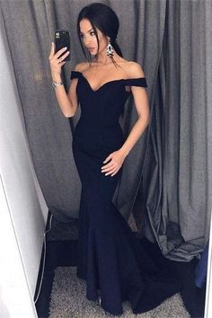 #custommadedresses #dnw #googleshopping #longpromdresses #mermaidpromdresses #offtheshoulderpromdresses #partyeventdresses #productoptioncolorswatchstretchsatin #promdresses #sleevelesspromdresses #sweeppromdresses #vneckpromdresses Bridesmaid Dresses Long Blue, Prom Dress For Teens, Simple Evening Dress, Off Shoulder Bridesmaid Dress, Navy Prom Dresses, V Neck Prom Dresses, Prom Dresses 2019, Prom Dresses For Teens, Bridesmaid Dresses Prom