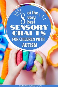 If you have a child with autism, then you will love these amazing craft ideas! These are the best sensory crafts to do with your autistic child. They will love making these creative and fun activities with you! Try a few of them this summer.Autism Activities.Sensory Activities For Autism Sensory Crafts.Autism Sensory Activities Sensory Crafts For Kids, Amazing Craft Ideas, Crafts For Children, Sensory Crafts, Sensory Activities, Sensory Play, Teaching Kids