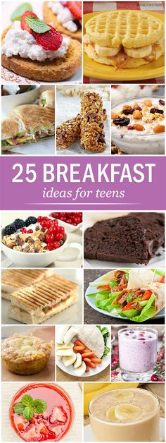 breakfast ideas for teens that are easy to make