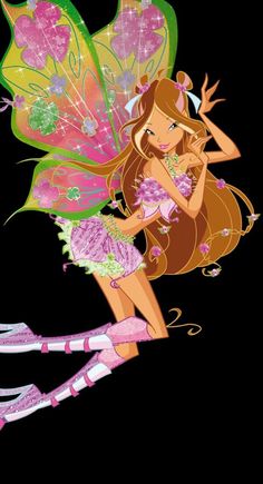 Winx Outfits, Winx Club Flora, Winx Flora, Magic Princess, Tattoos Animals, Fairy Paintings, Original Iphone Wallpaper