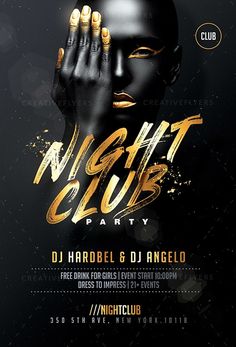 Night Club Party Flyer, Club Party Flyer, Night Club Flyer, Concert Poster Design, Bar Poster, Club Poster, Psd Flyer Templates, Graphic Design Flyer, Psd Flyer