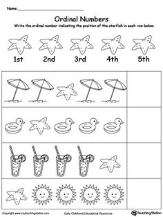 the worksheet for numbers 1 - 5 with pictures and words to help students learn how