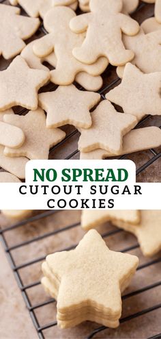 These easy cutout sugar cookies are one of the best cookies you'll ever make. They are soft, and packed with vanilla flavors. Sugar Cookies For Cutouts, Cookies For Cutouts, No Spread Sugar Cookie Recipe, Sugar Cookie Cutout Recipe, Butter Flavors, Sugar Cookie Recipe For Decorating, The Best Sugar Cookies, Roll Out Sugar Cookies, Cut Out Sugar Cookies