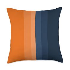 PRICES MAY VARY. 100% Polyester This burnt orange and navy blue rainbow stripe line pattern is a perfect idea for men, women and teen on burnt orange and navy blue decor, balloons party decorations, birthday decorations, nail polish decor, office, nursery, yoga and wedding party. Cute burnt orange and navy blue gift for valentine day, mothers day, fathers day, halloween, thanksgiving and christmas and all rainbow stripe art lovers. 100% spun-polyester fabric Double-sided print Filled with 100% p Orange And Navy Christmas, Burnt Orange And Navy Blue, Polish Decor, Stripe Art, Decor Balloons, Navy Blue Decor, Navy Blue Bedrooms, Navy Blue Throw Pillows, Office Nursery