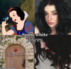 snow white pisces are the main characters in disney movies