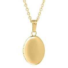 Child 14K Gold Filled Oval Locket Necklace Gold Oval Link Locket Necklace With Polished Finish, Yellow Gold Oval Link Locket Necklace, Classic Gold Oval Locket Necklace, Yellow Gold Oval Locket Necklace, Classic Gold Locket Necklace With Oval Pendant, Classic Yellow Gold Locket Necklace With Oval Link, Classic Yellow Gold Oval Link Locket Necklace, Personalized Oval Locket Necklace In Yellow Gold, Classic Yellow Gold Oval Locket Necklace