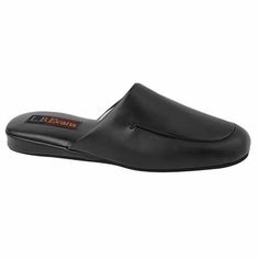 Men's Slippers, Casual Slippers, Slipper Shoes, Premium Brands, Mens Slippers, Leather Fashion, Soft Leather, Black Shoes, Mule Shoe