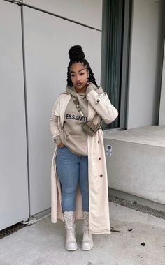 Winter Outfits Black Women, Fall Outfits Black Women, Stile Blair Waldorf, Adrette Outfits, Fest Outfits, Winter Fashion Outfits Casual, Hoodie Outfit