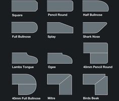 an image of different shapes and sizes of furniture