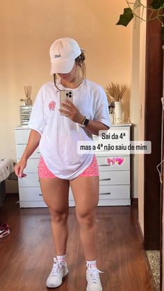 Big Shirt Gym Outfit, Outfit Para Gym, Gym Outfit Plus Size, Outfit Gym Mujer, Outfits Para Gym, Plus Size Gym Outfits, Shorts Gym Outfit, Gym Baddie, Look Academia