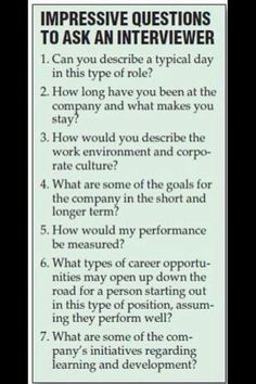 an interesting question to ask an interviewer