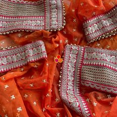 This gorgeous Bridal Rust Charmer Stone Net Double Second Dupatta for Wedding Outfit Lehenga Chunni Sagan Nikah Karvachauth Mehendi Indian Odhni comes in a traditional and festive RED tone. To enhance this, we have used delicate zari and sequin work borders all along the dupatta finished with beads. On the two edges, we have used a fine zari pattern to give it an enhanced look. Take it on the side of your head, it is sure to make you look the prettiest of all. Complete your bridal ensemble with this stunning wedding dupatta. Made from delicate sheer fabric and intricately embellished with shimmering beads and sequins, this dupatta adds a touch of elegance and sophistication to your wedding look. The intricate design and beautiful craftsmanship make this dupatta a truly special piece that w Orange Georgette Sharara For Wedding, Semi-stitched Anarkali Set With Gota Work For Wedding, Chanderi Sets For Wedding And Navratri, Traditional Semi-stitched Blouse Piece With Gota Work, Semi-stitched Choli For Traditional Ceremonies During Diwali, Orange Cutdana Sharara For Wedding, Traditional Organza Set With Pallu, Kundan Saree Set With Pallu, Wedding Sharara With Gota Work For Navratri