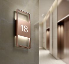 Indoor Signage Design, Door Signage Design, Hotel Signage Design, Mirror Panelling, Floor Signage