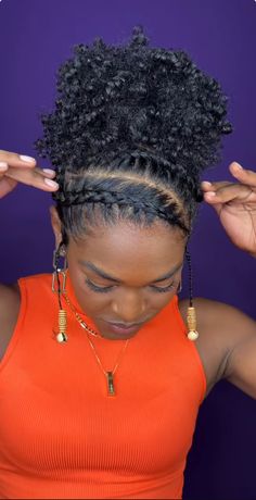 Wet Wavy Braid Styles, Best Black Hairstyles, Natural Hair Going Out Styles, Quick Hairstyles For Black Women Natural Hair 4c, French Braid On Natural Hair, Easy Hair Styles Black Women, Swimming Hairstyles For Black Women, Unique Natural Hairstyles Black Women, Poney Tale Hairstyle For Black Women