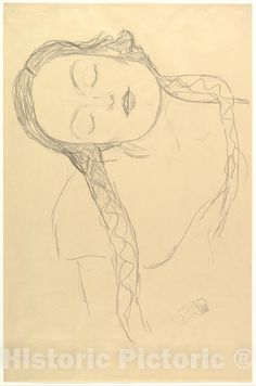 Art Print : Gustav Klimt - Half-Figure of a Young Woman : Vintage Wall Art Crouching Woman, Gustav Klimt Art, Klimt Art, Vienna Secession, Egon Schiele, Art Japonais, Alphonse Mucha, European Art, Gustav Klimt