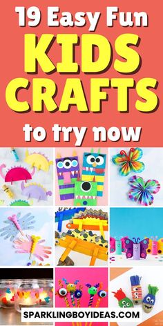 19 easy kids crafts to try now