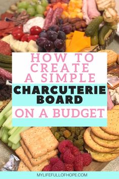 How-to-create-a-simple-charcuterie-board on a budget from Aldi Charcuterie Board On A Budget, Simple Charcuterie Board, Simple Charcuterie, Small Cheese Boards, Charcuterie Board Meats, Charcuterie Appetizers, Food Boards, Charcuterie Inspiration, Charcuterie Platter