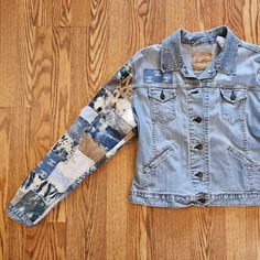 Patchwork Denim, Levis Denim, Upcycle Jeans, Denim Crafts, Denim Jean Jacket, Denim Patchwork, Upcycled Denim, Denim Jean, Brands Outlet