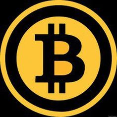 a bitcoin logo in a circle with the letter b on it's side