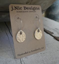 "\"Essential Earrings - Large\" Available in small, medium & large, your choice of finish & texture & also available in round! Small Tear Drop available here: https://www.etsy.com/listing/572968131/new-essential-earrings-small-tear?ref=shop_home_active_2 Medium Tear Drop available here: https://www.etsy.com/listing/572977743/new-essential-earrings-medium-tear?ref=shop_home_active_1 COMPONENTS/PROCESS: * ~15mm tears hand crafted of recycled fine silver (99% pure silver/sterling is 92. Silver Dangle Earrings, Sterling Silver Dangle Earrings, Large Earrings, Silver Earrings Dangle, Tear Drop, Pure Silver, Fine Silver, Handcrafted Jewelry, Dangle Drop Earrings