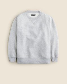 Heritage fleece oversized crewneck sweatshirt Cozy Fleece Crew Sweatshirt, Fleece Athleisure Sweatshirt For Layering, Fleece Sweatshirt For Layering, Athleisure Style, French Terry Sweatshirt With Drop Shoulder, Cozy Crew Sweater In French Terry, Cozy French Terry Crew Sweater, Cozy French Terry Crew Neck Sweater, Cozy Crew Neck Sweatshirt For Everyday, Crew Neck Fleece Sweatshirt For Loungewear