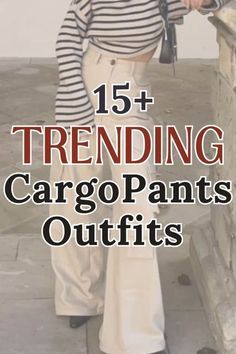 Concert Outfit With Cargo Pants, Wide Legged Cargo Pants Outfit, Cargo Pants Concert Outfit, Cute Outfits With Cargo Pants, How To Wear Cargo Pants Women, Styling Cargo Pants Women, Wide Leg Cargo Pants Outfit