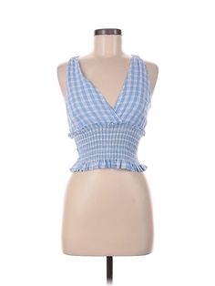 Japna Sleeveless Top Size: Medium Blue Tops - used. 100% RAYON, Sweetheart, | Japna Sleeveless Top Blue Sweetheart Tops - Used - Size Medium Fitted Sleeveless Blouse Halter Top For Vacation, Fitted Sleeveless Halter Top For Vacation, Cute Blue Sleeveless Tank Top, Blue Fitted Camisole Halter Top, Cute Sleeveless Halter Top For Spring, Cute Sleeveless Crop Top, Cute Fitted Sleeveless Camisole, Cute Fitted Sleeveless Crop Top, Fitted Sleeveless Cute Camisole