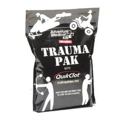 Bug Out Bag Items: Trauma Pak with QuikClot is designed to stop bleeding and control serious trauma at the scene so more advanced care can be sought later. #Prepper Survival Quotes, Guy Stuff, Wound Care, Edc Gear, Medical Services