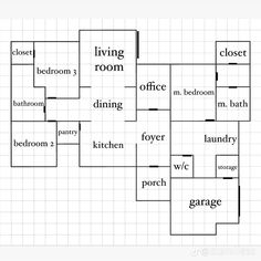 the floor plan for an apartment